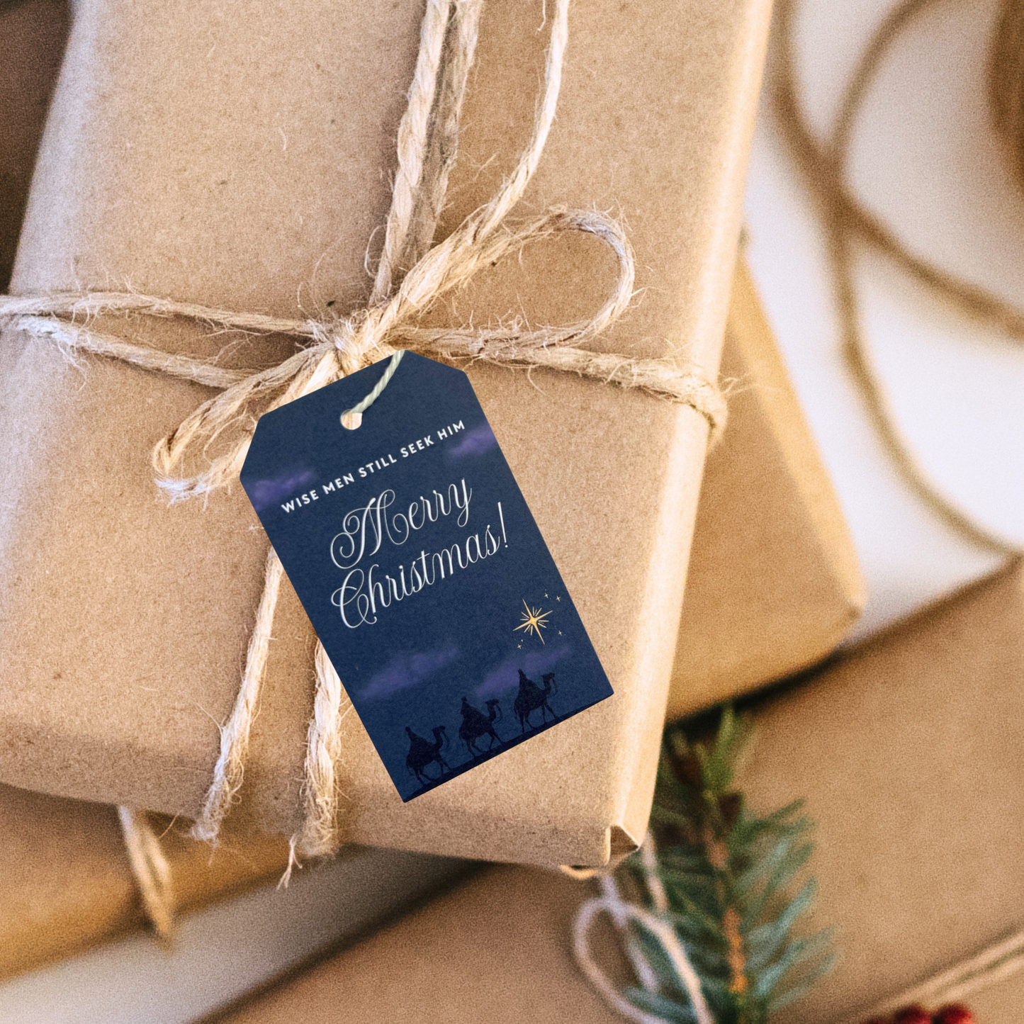 Catholic Christmas Gift Tags Variety Pack, Pack of 5
