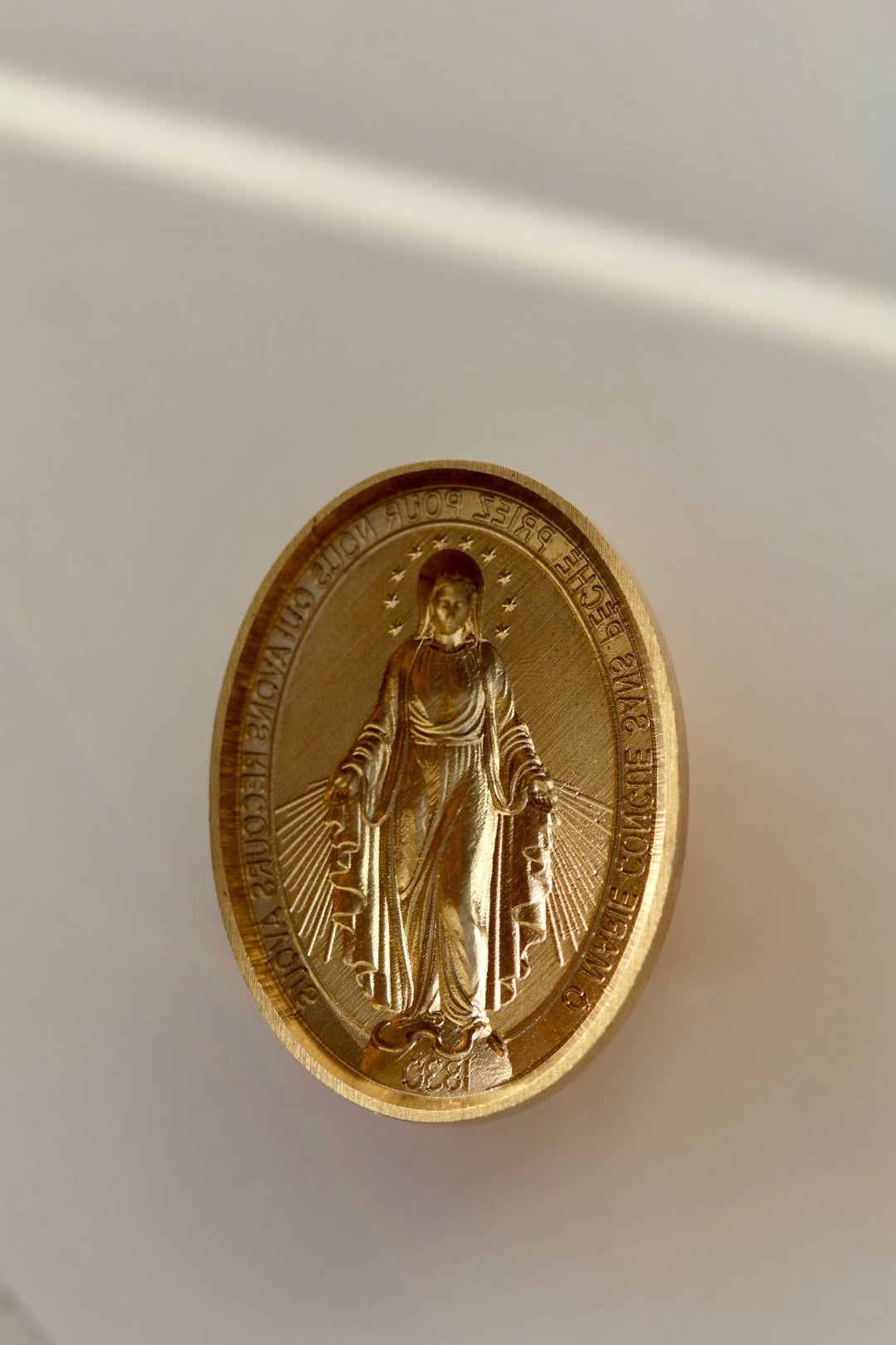 Catholic Wax Seal Stamps, Miraculous Medal (Front)