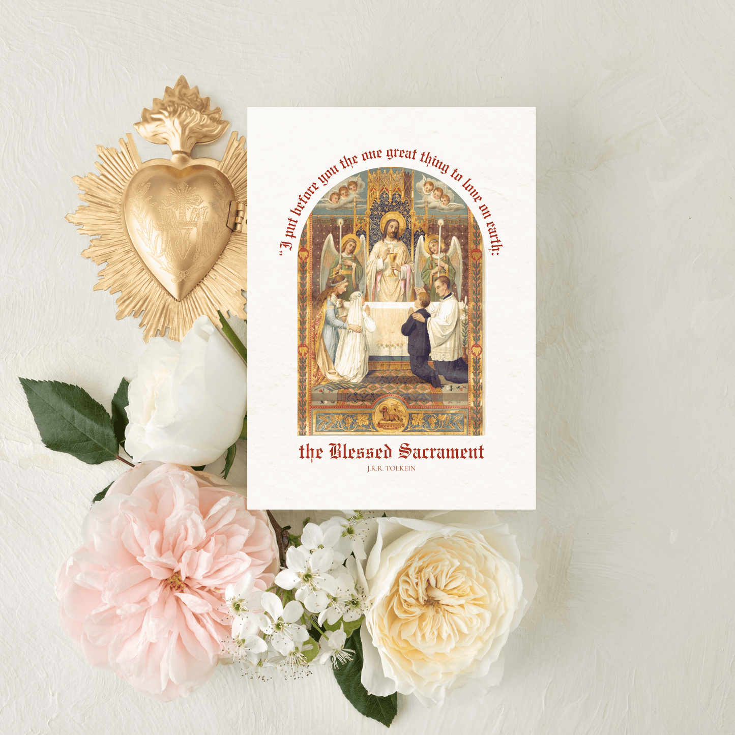 Catholic Mass Cards, First Holy Communion, with optional Mass scheduling