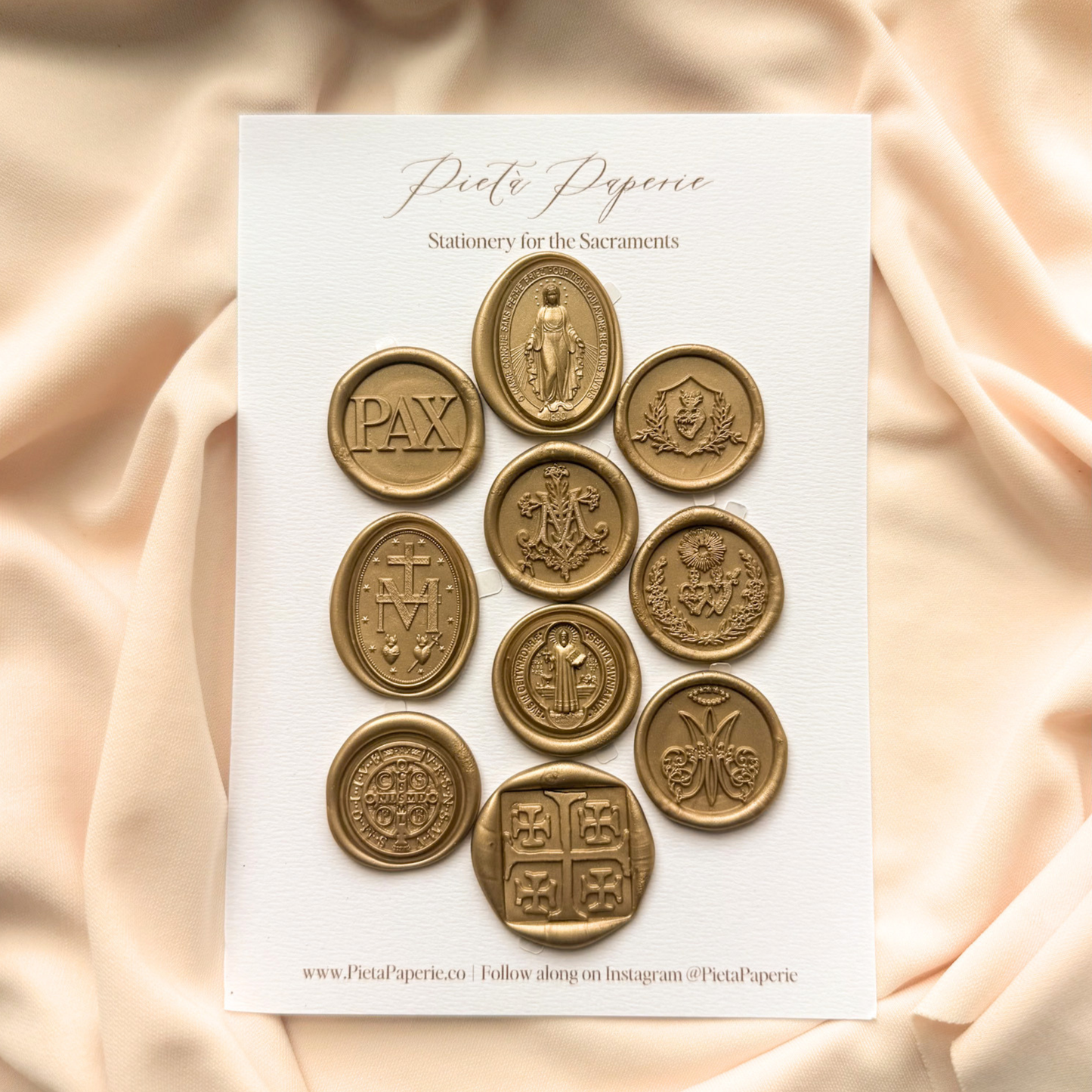 Catholic Wax Seals, Variety Pack of 10