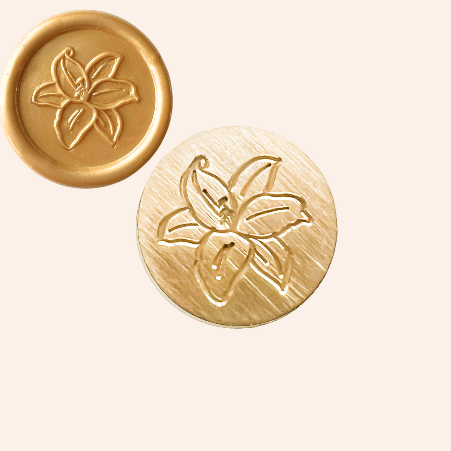 Catholic Wax Seal Stamps, Saint Joseph's Lily