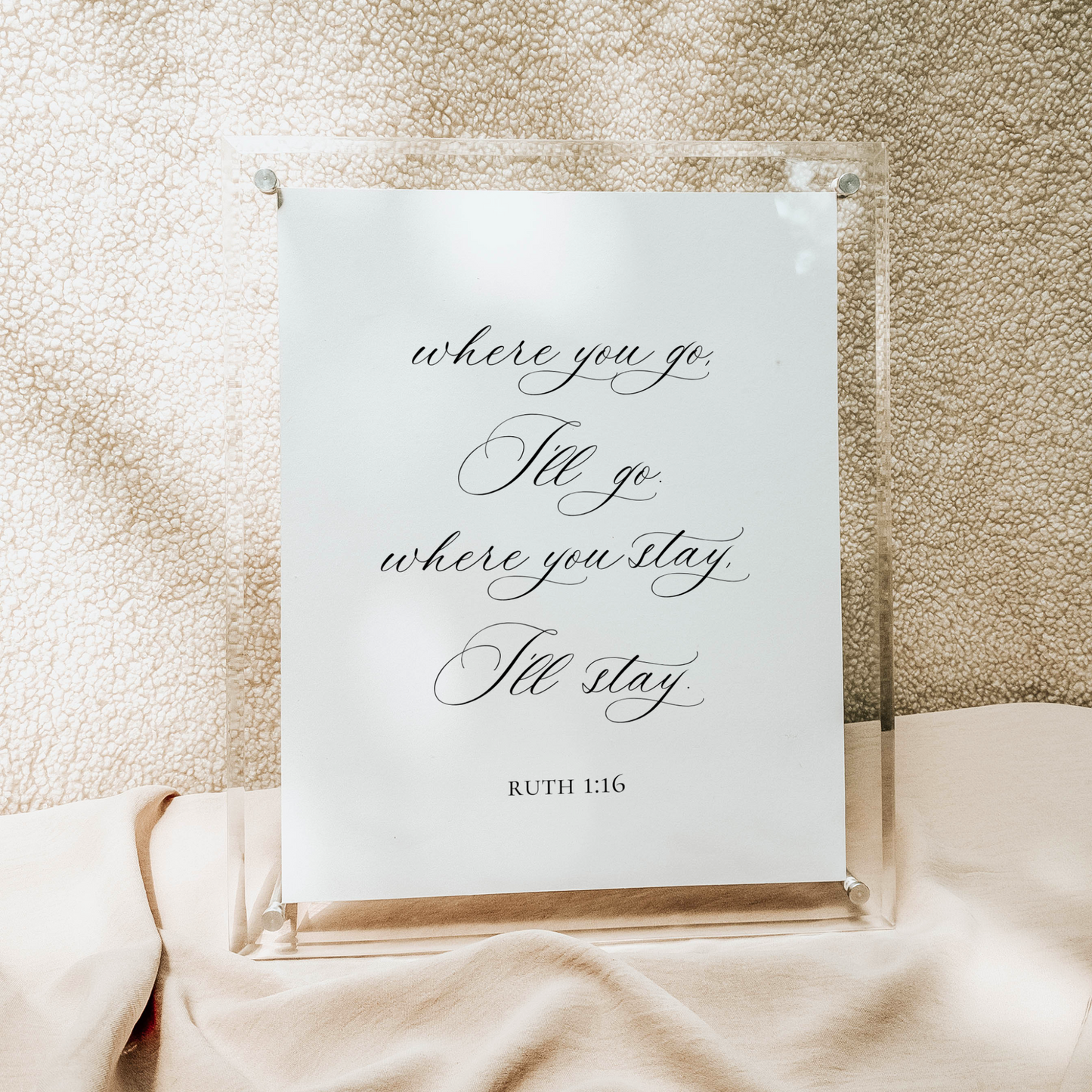 Day-of Catholic Wedding Signage