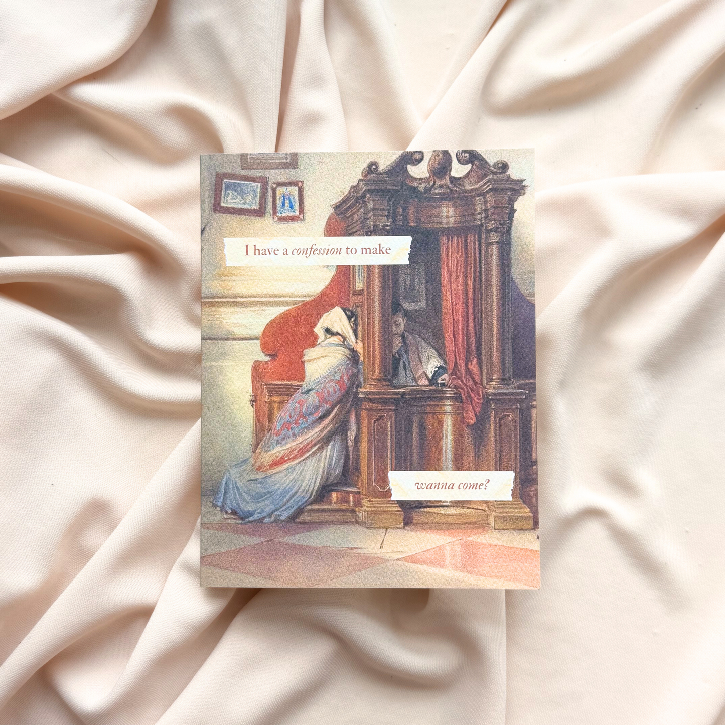 Catholic Greeting Card, I Have a Confession to Make