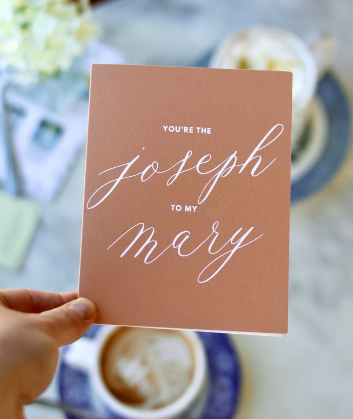 Catholic Valentine's Day Greeting Card, "You're the Joseph to my Mary"