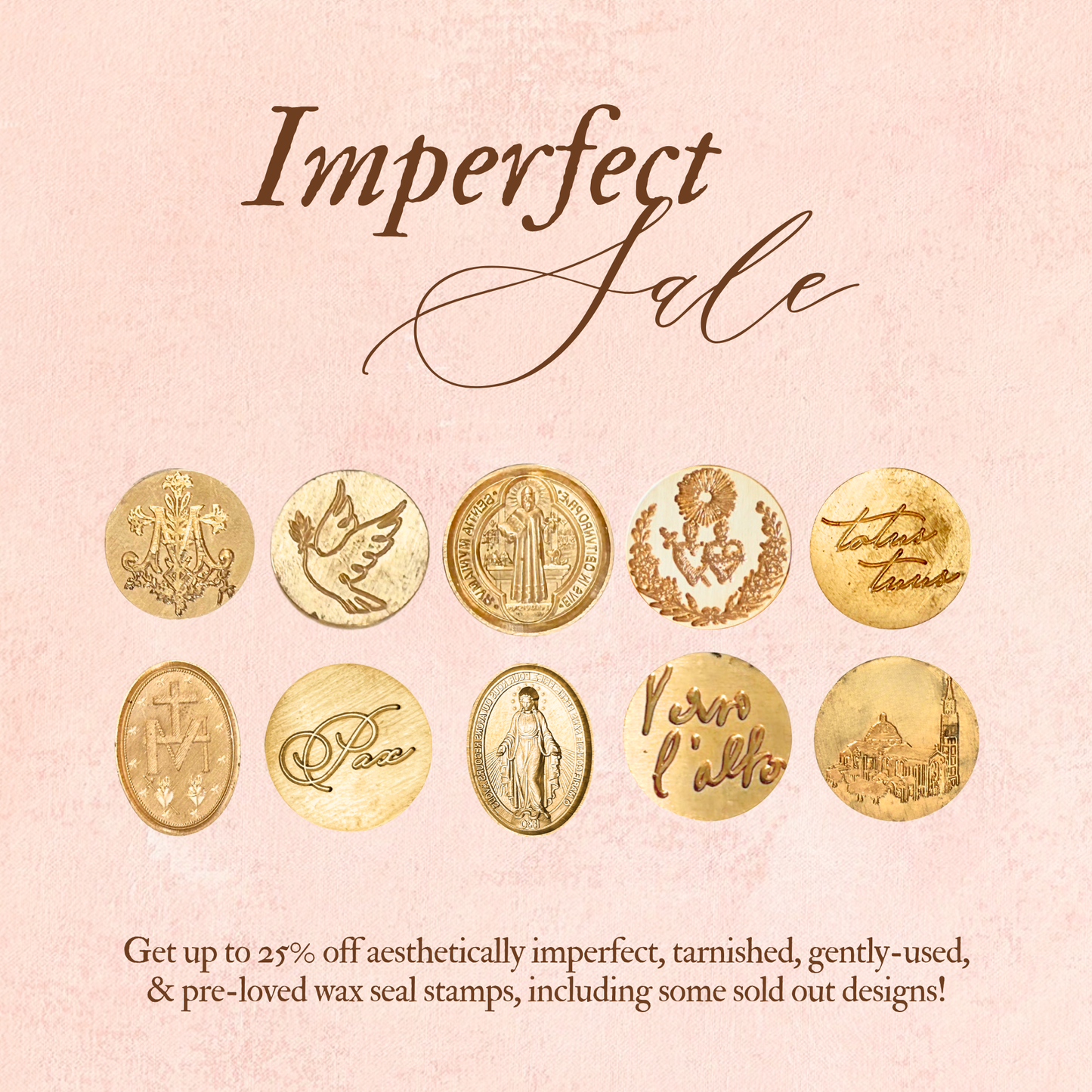 Imperfect Sale: Catholic Wax Seal Stamps Up to 25% Off