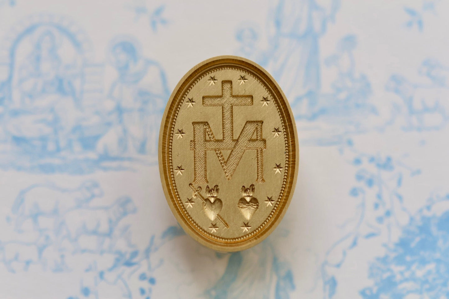 Catholic Wax Seal Stamps, The Miraculous Medal Set