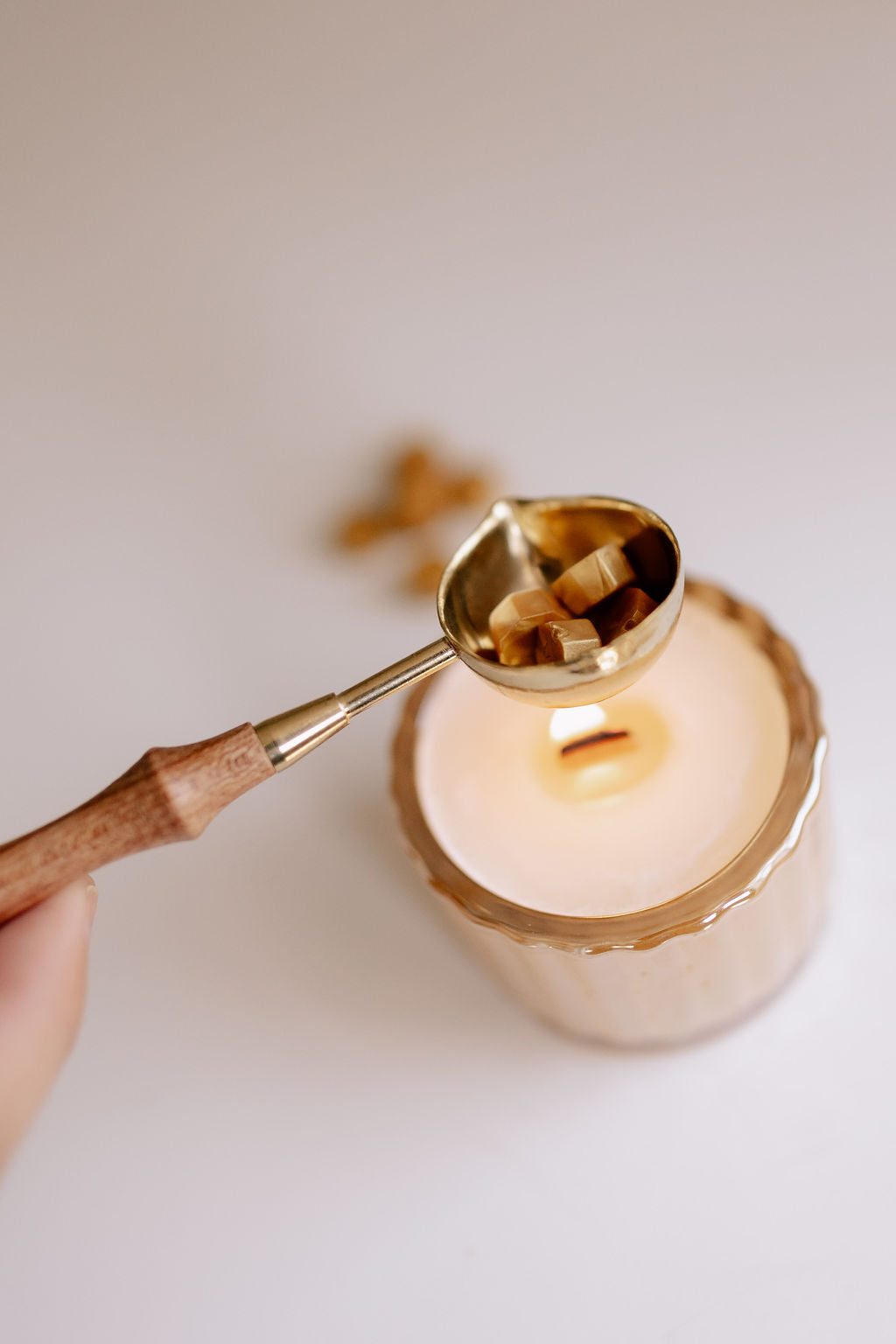 Chrism-scented Coconut Wax Candle, Catholic Wax Seal-making Supplies