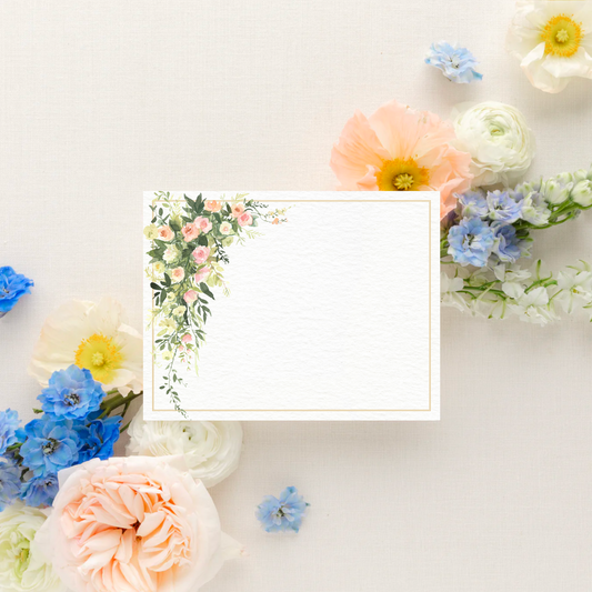 Mama Mary's Garden, Catholic Stationery Set, Pack of 10