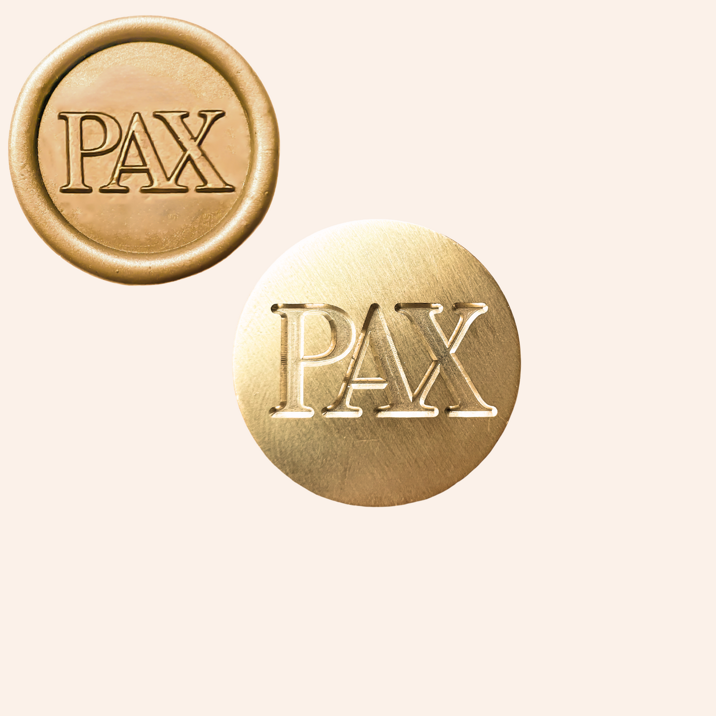 Catholic Wax Seal Stamps, PAX