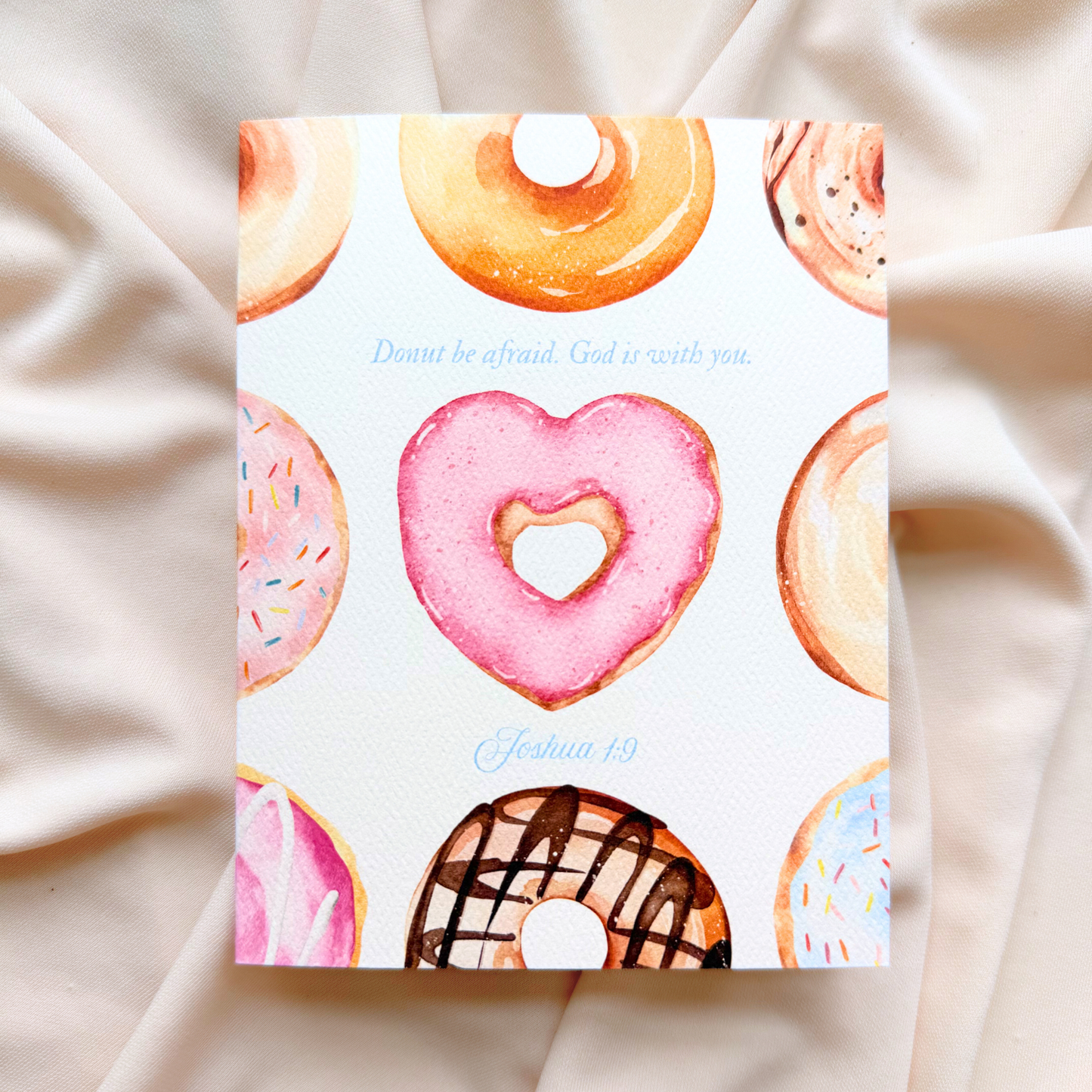 Catholic Greeting Card, Donut be Afraid