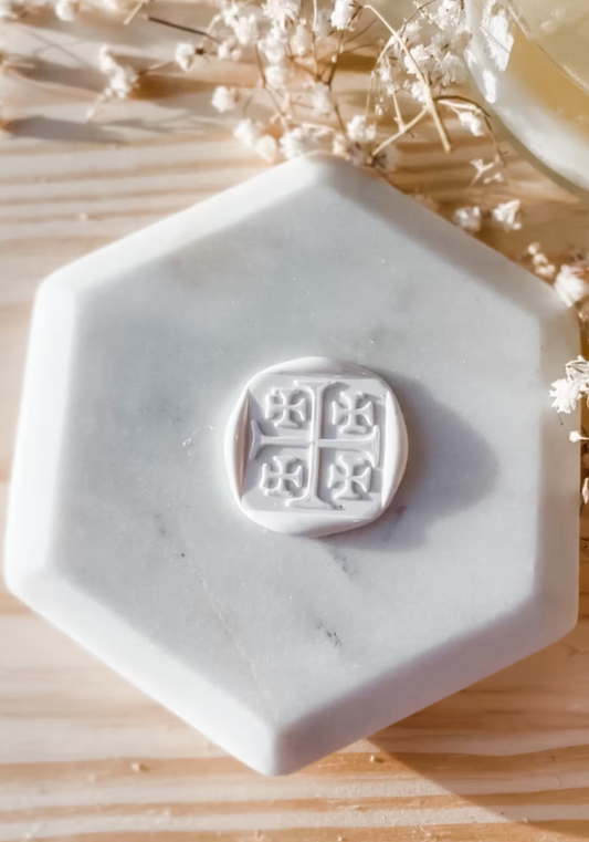 Jerusalem Cross Pre-Made Catholic Wax Seals